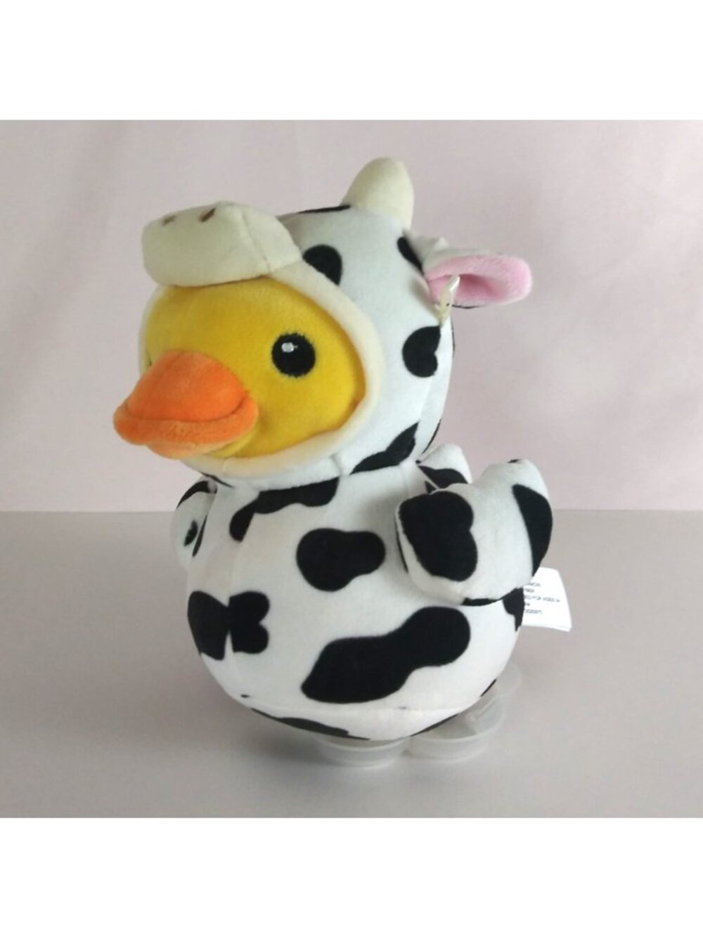 Dan Dee Quackerz Duck Wearing Cow Costume 8" Plush